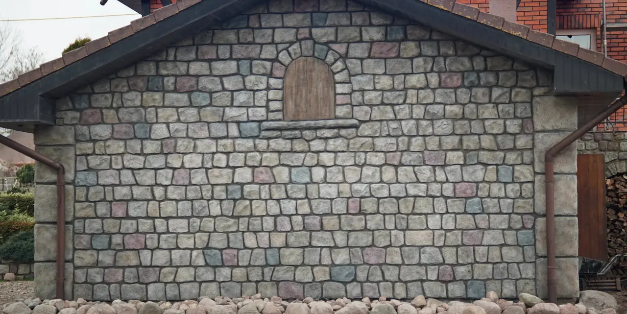 Decorative stone façades and plinths