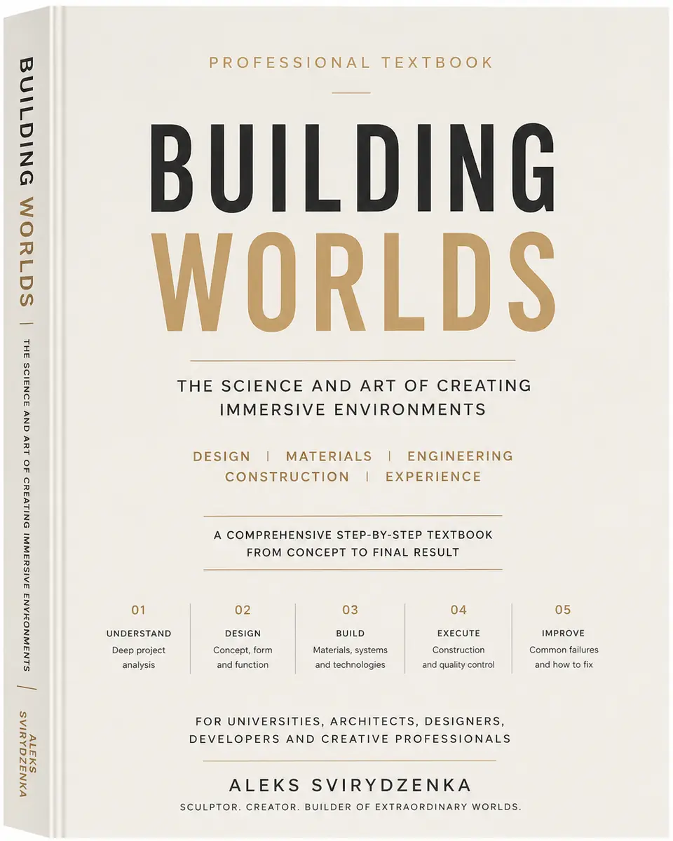 Building Worlds: podręcznik o środowiskach tematycznych, przestrzeniach immersyjnych i wybiegach w zoo (w przygotowaniu)