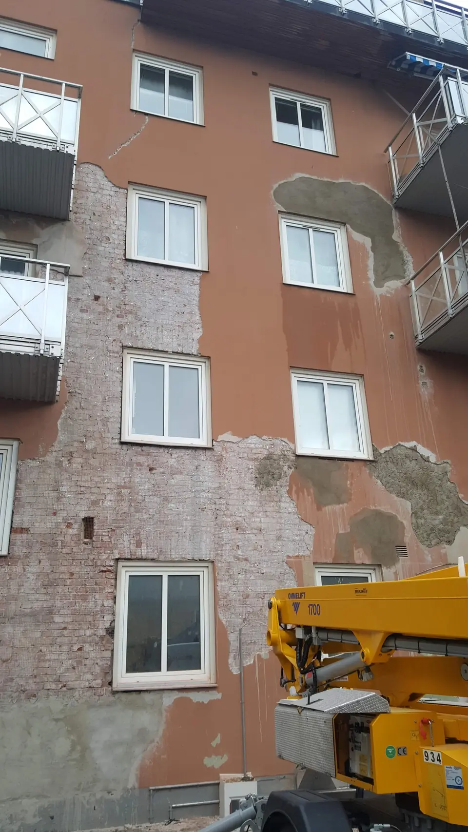 Réparation de façade, Kristinehamn — photo 8