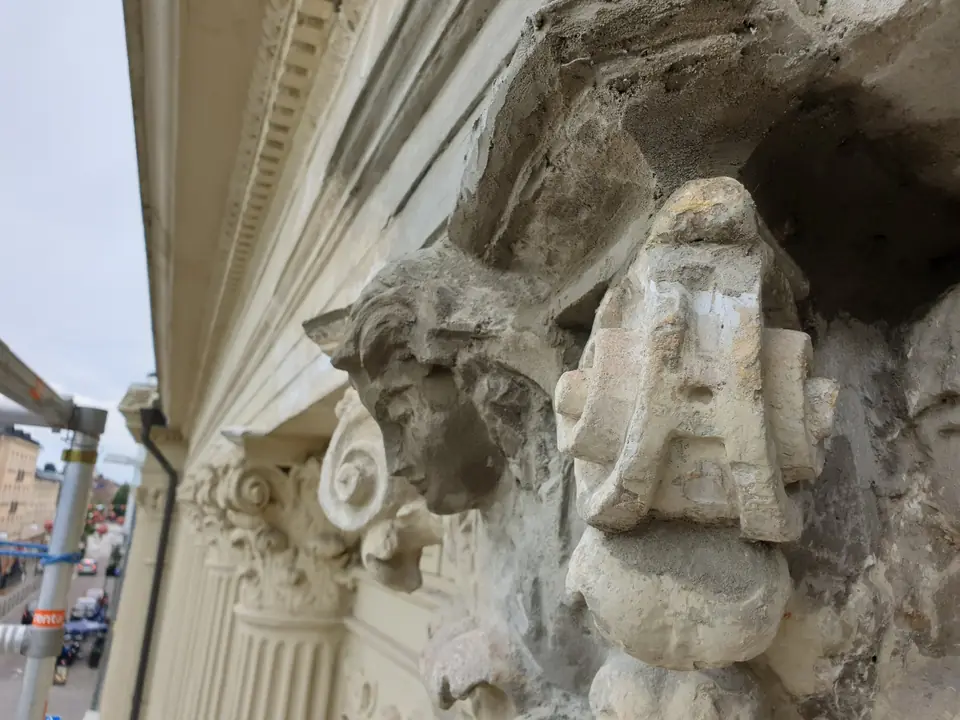 Restauration de détails de façade, Kristinehamn — photo 34